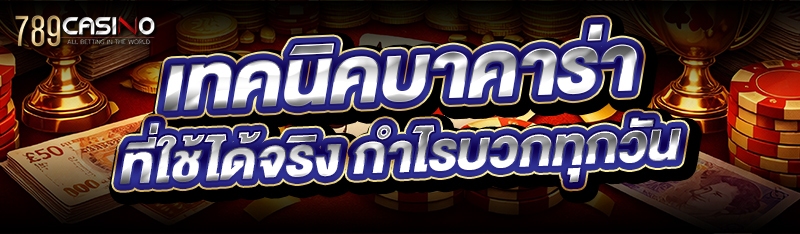 เทคนิคบาคาร่า ที่ใช้ได้จริง กำไรบวกทุกวัน